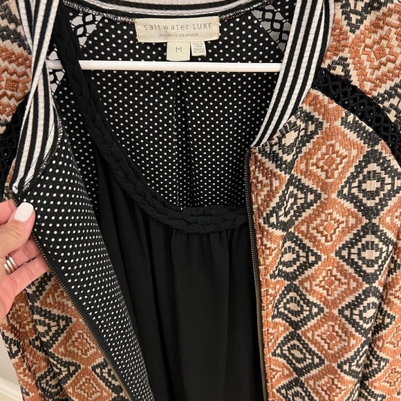 Saltwater LUXE Size M bomber jacket - Picture 9 of 11